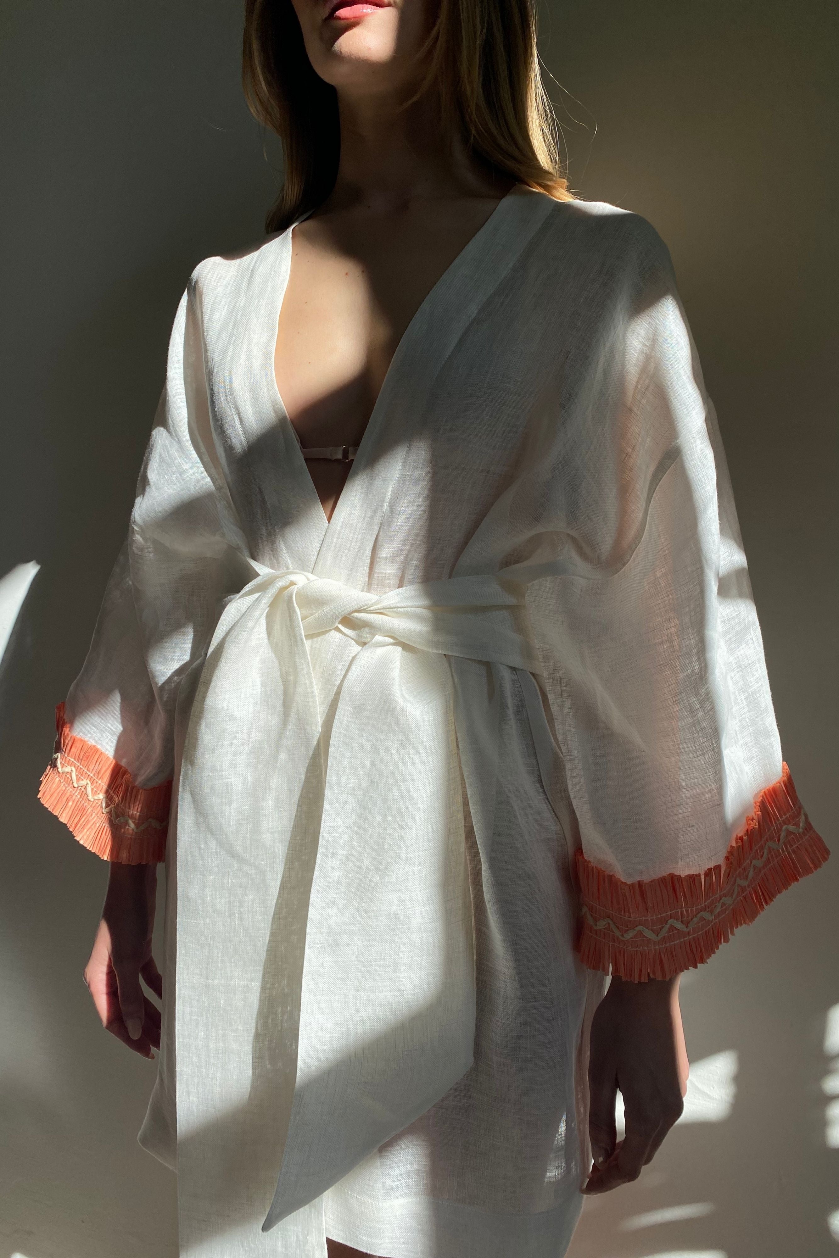 KIMONO LINEN & RAFIA