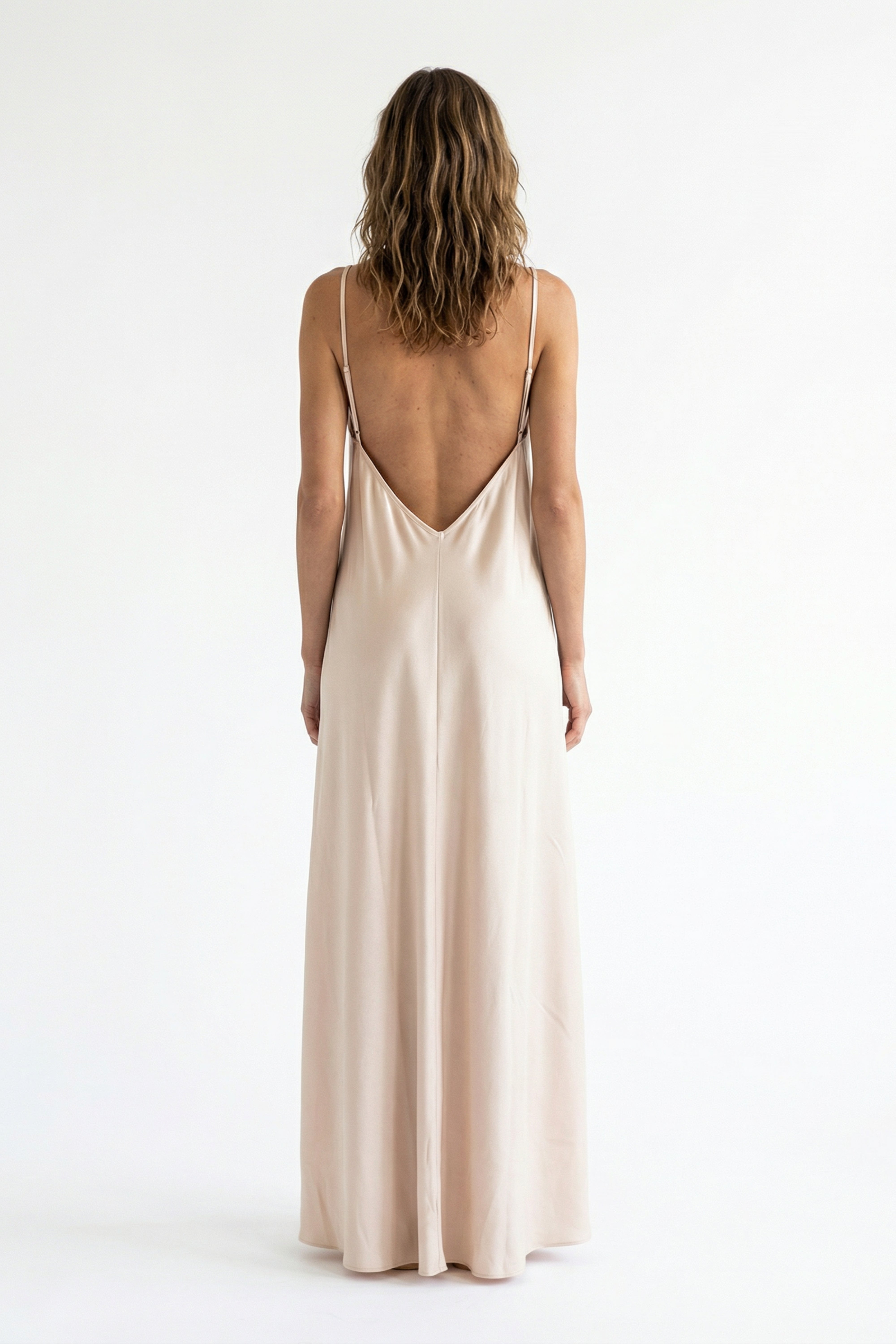 COLONNA DRESS ALMOND BLACK