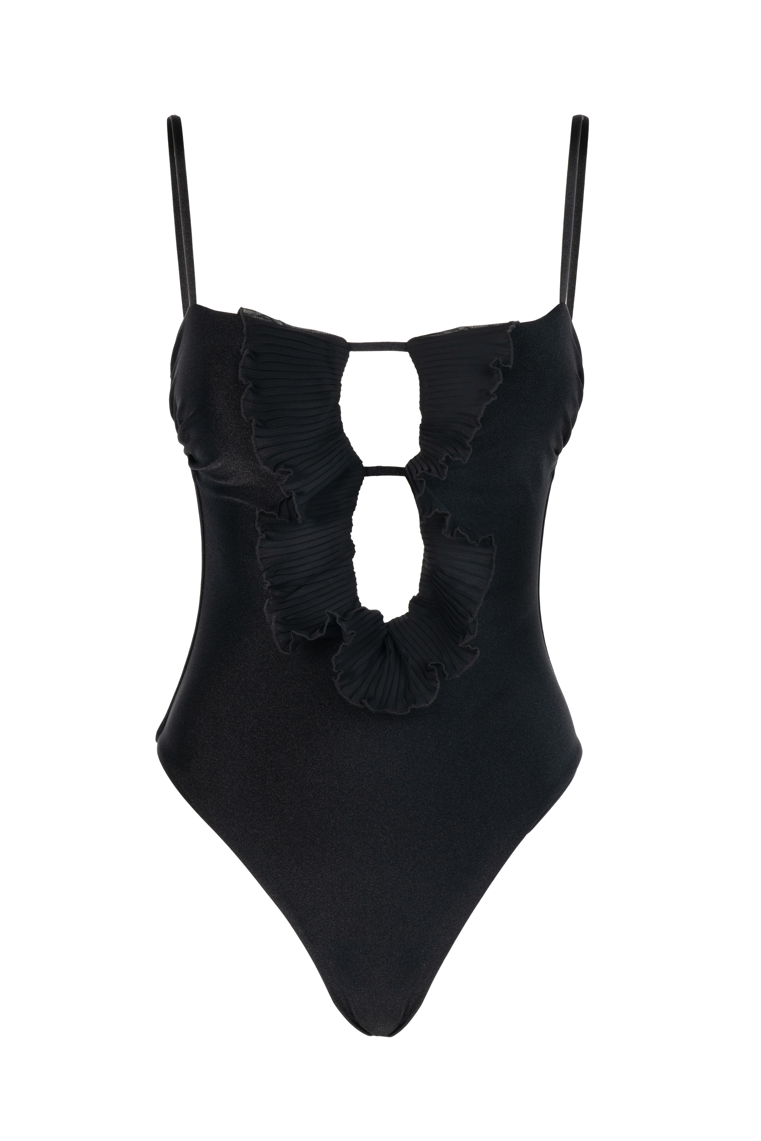 MERMAID ONEPIECE BLACK GEORGETTE