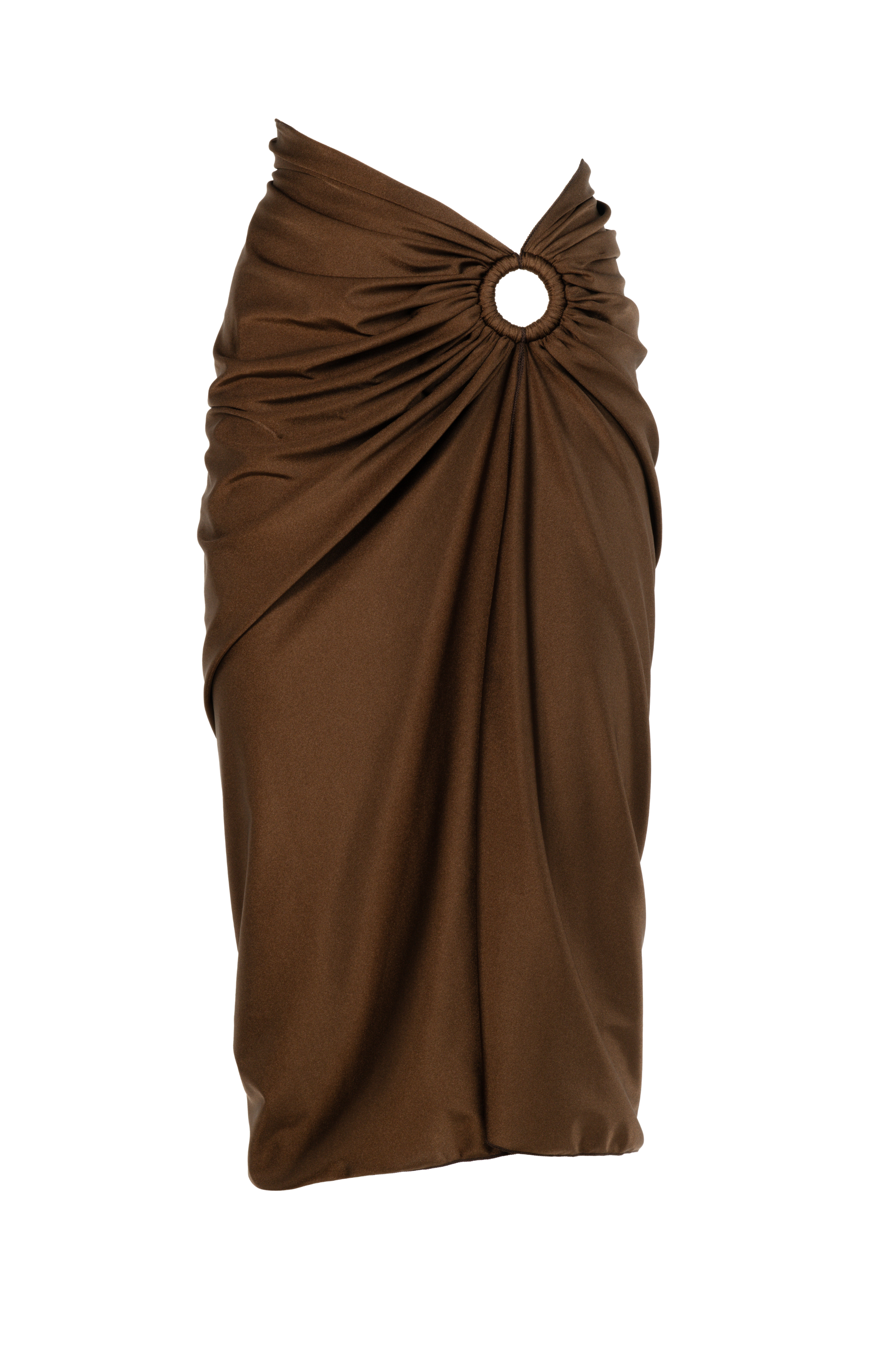 BAMBOO MIDI RING LYCRA BROWN