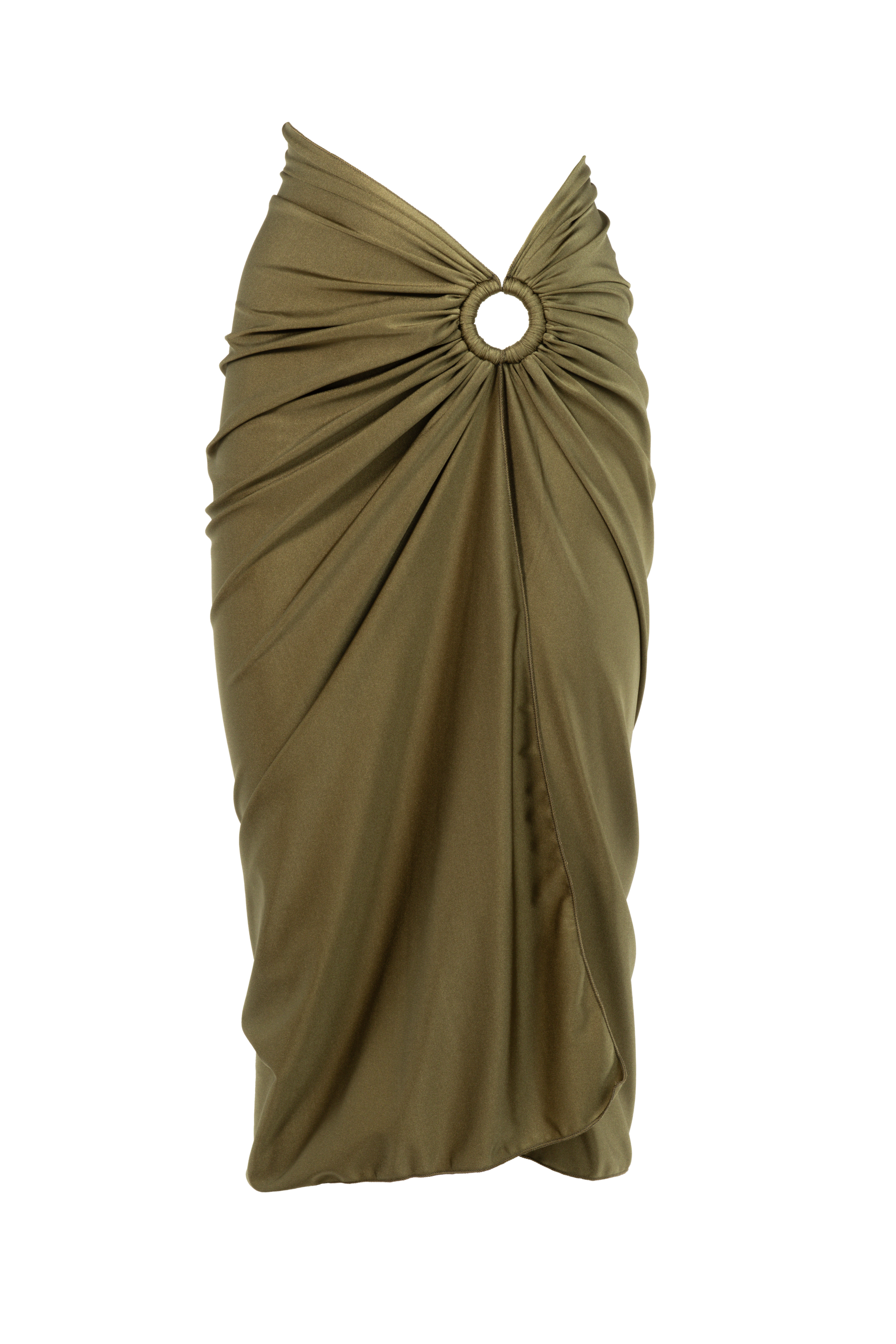 BAMBOO MIDI RING LYCRA SAFARI GREEN