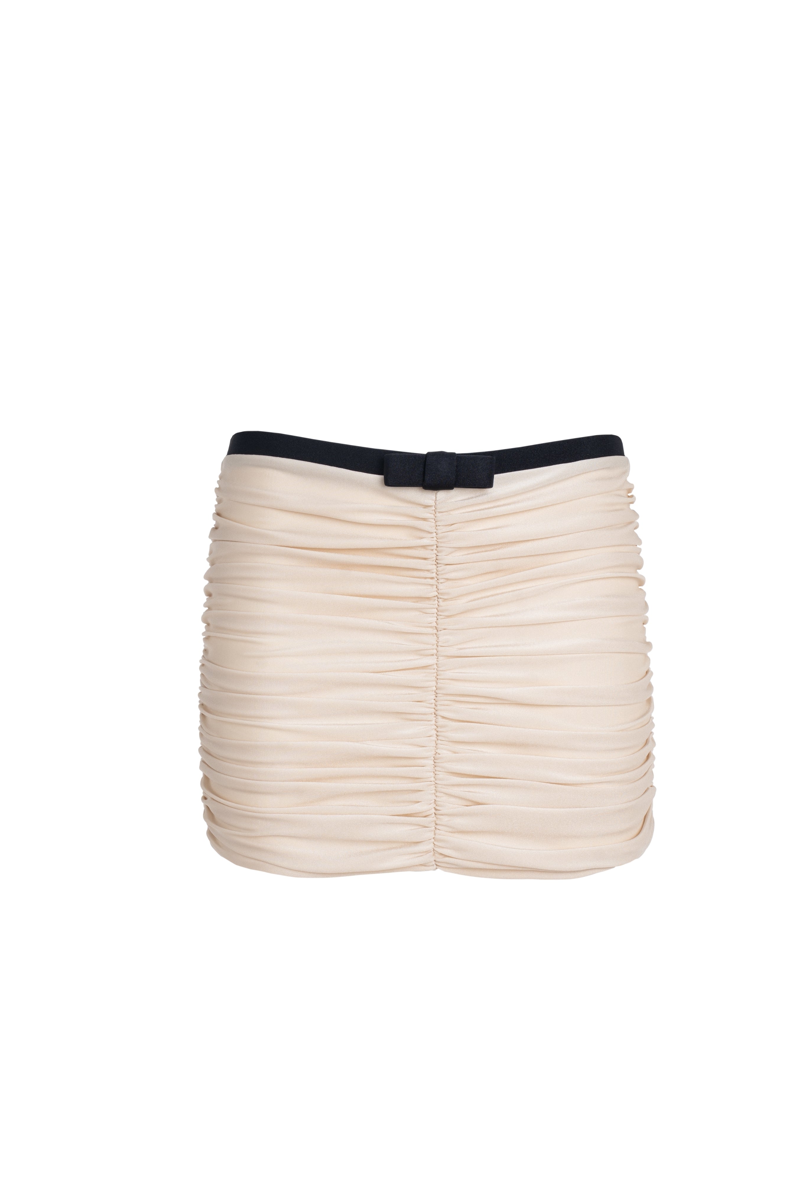 MINI SKIRT VANILLA ALMOND - BLACK