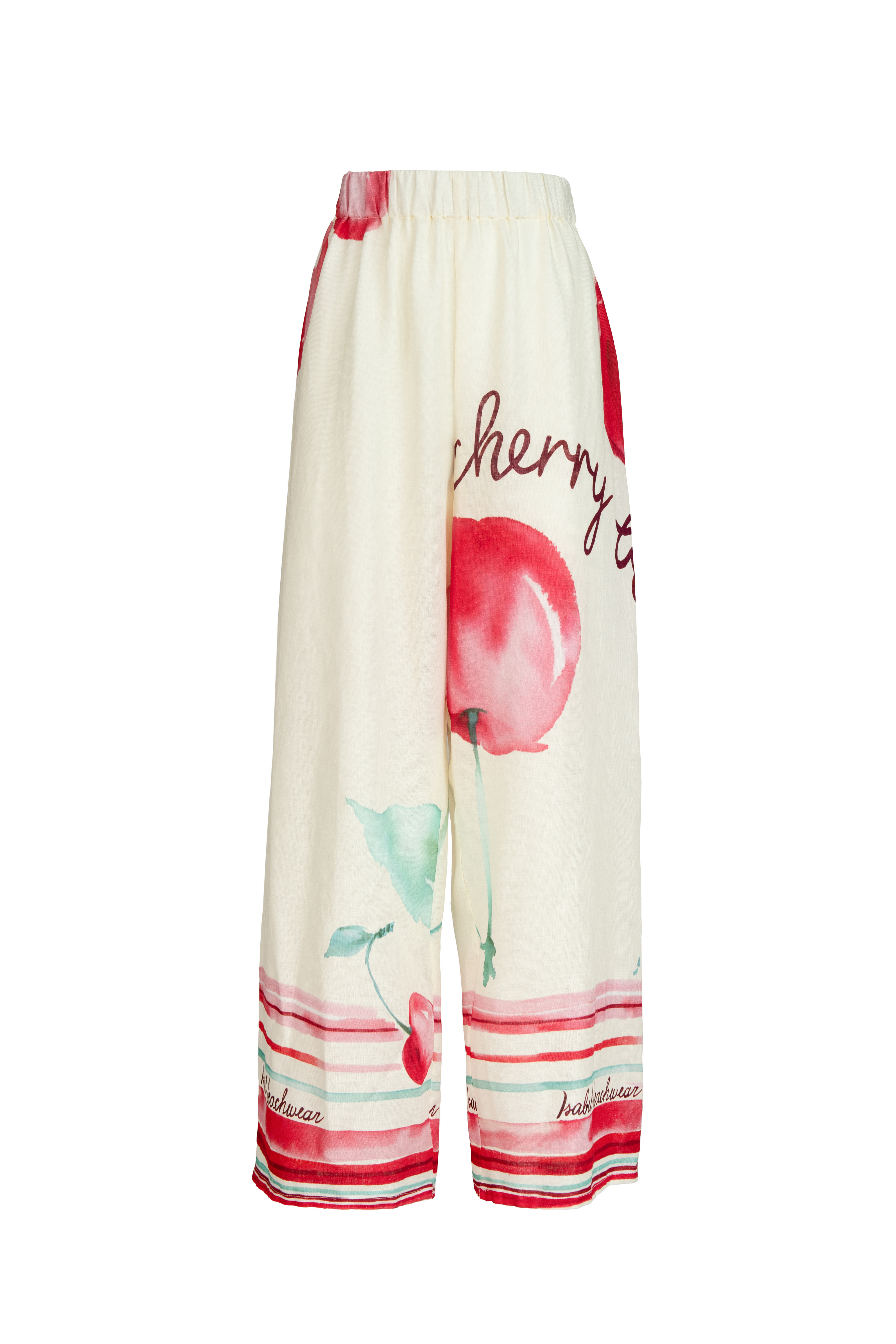 MAXI PANTS LINO CHERRY