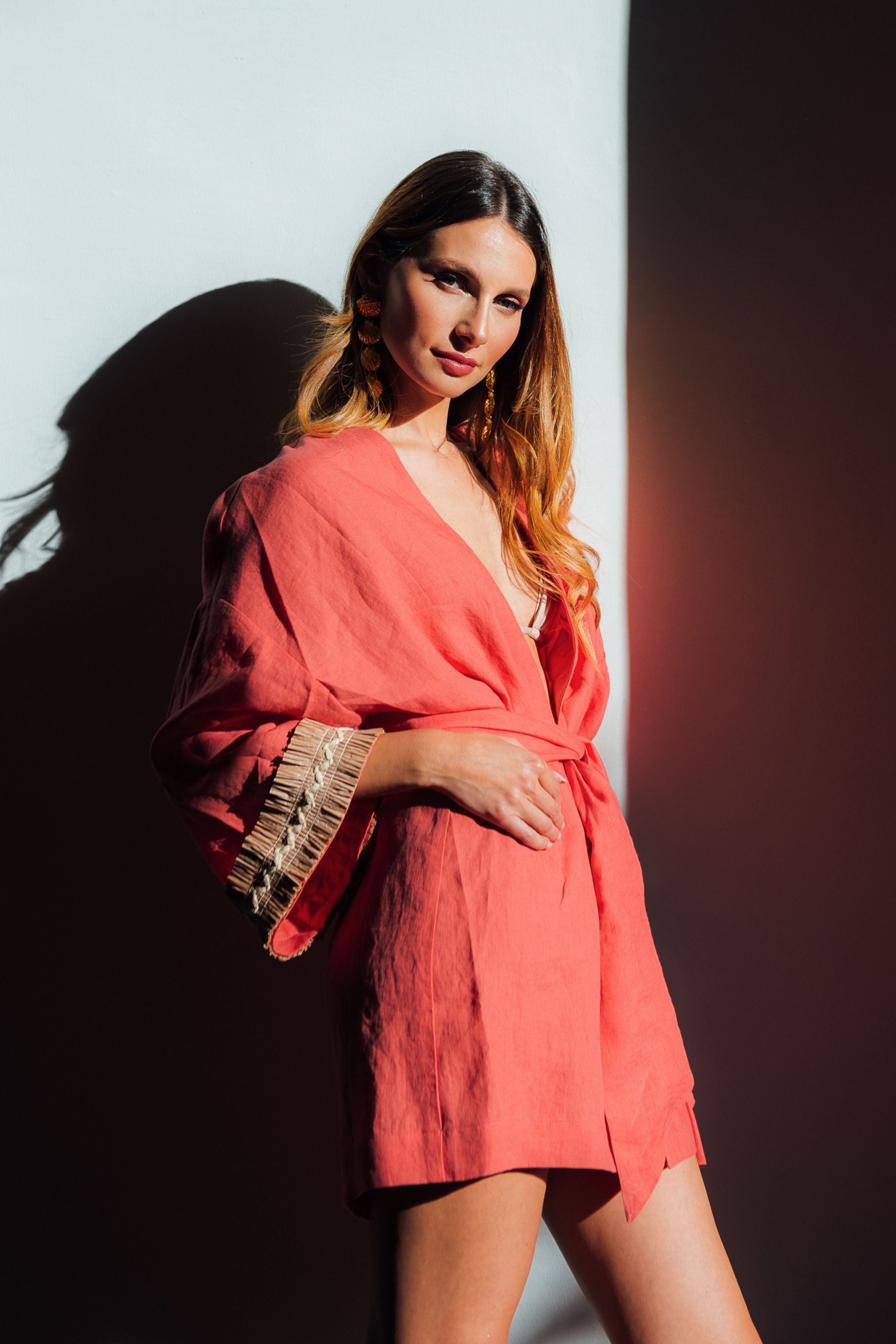 KIMONO LINEN & RAFIA