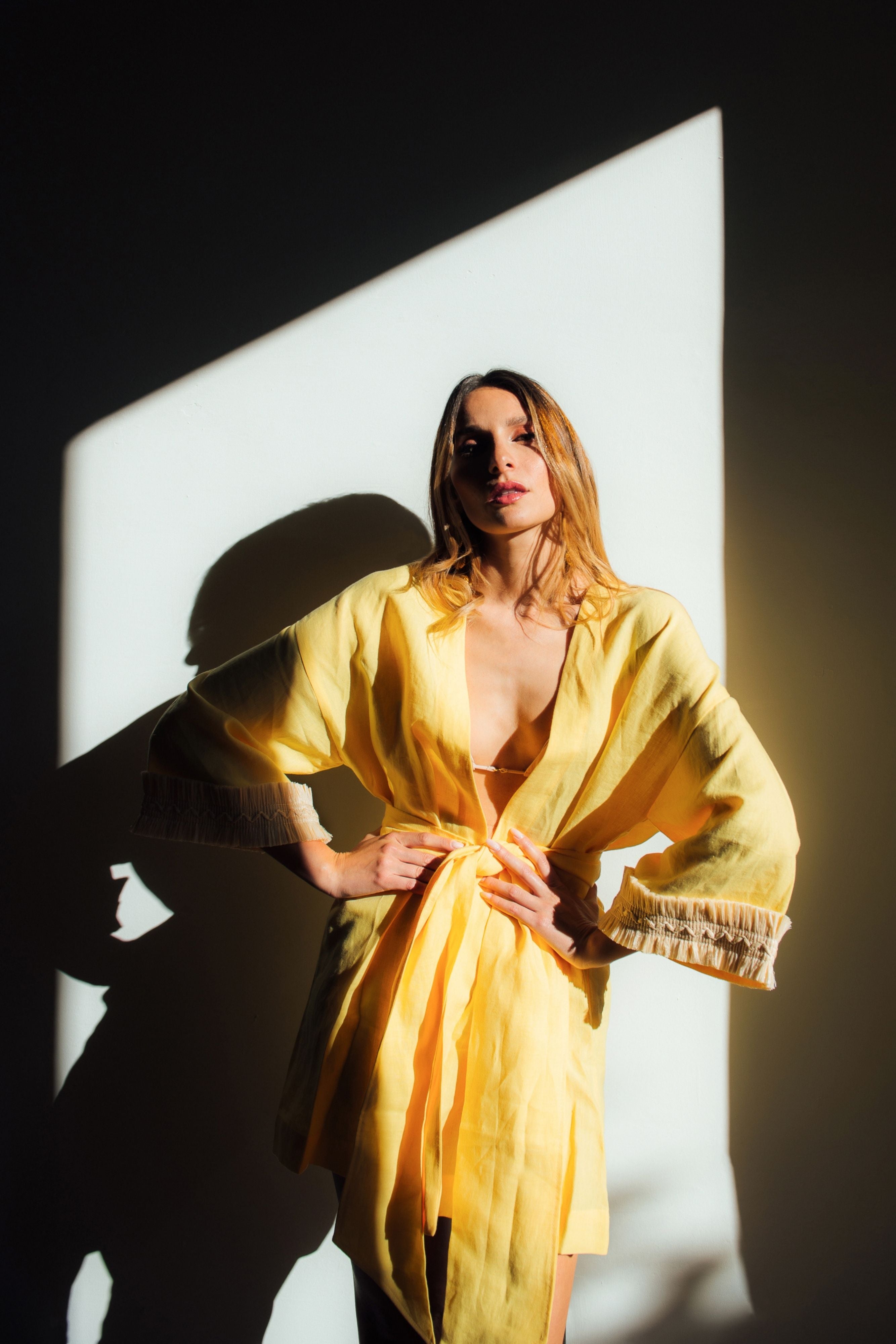 KIMONO LINEN & RAFIA