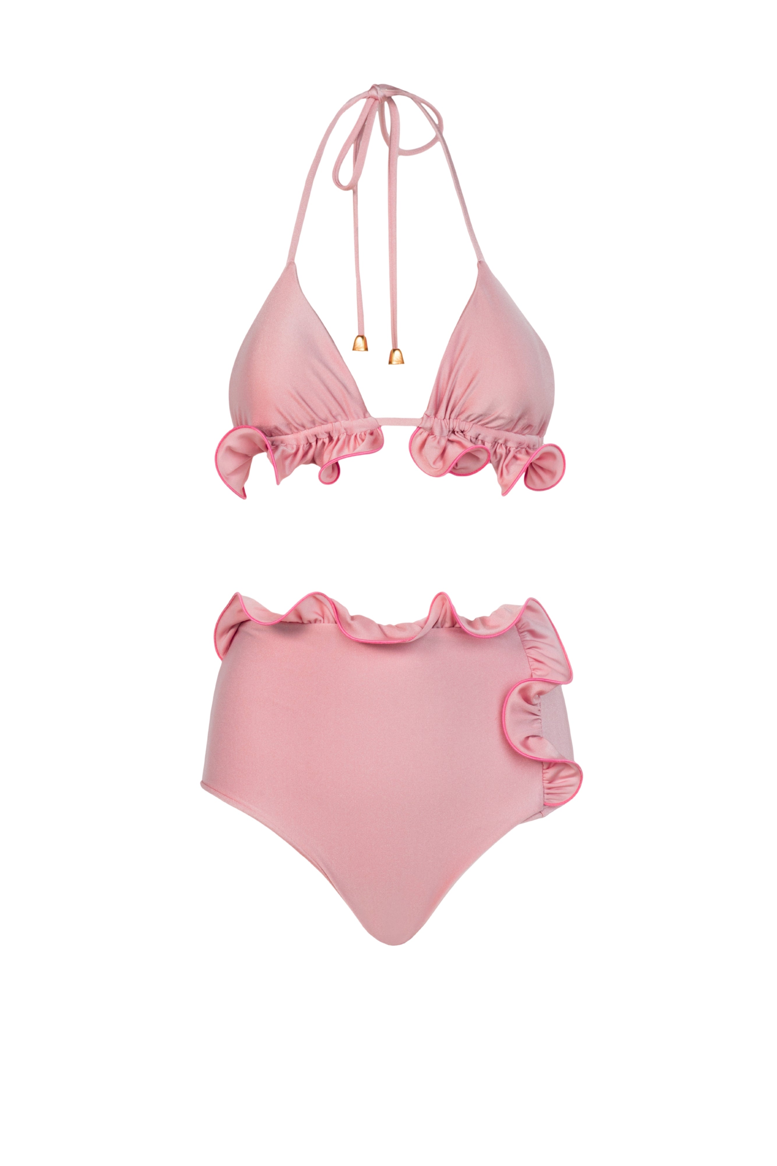 WAVE BIKINI WARM PINK