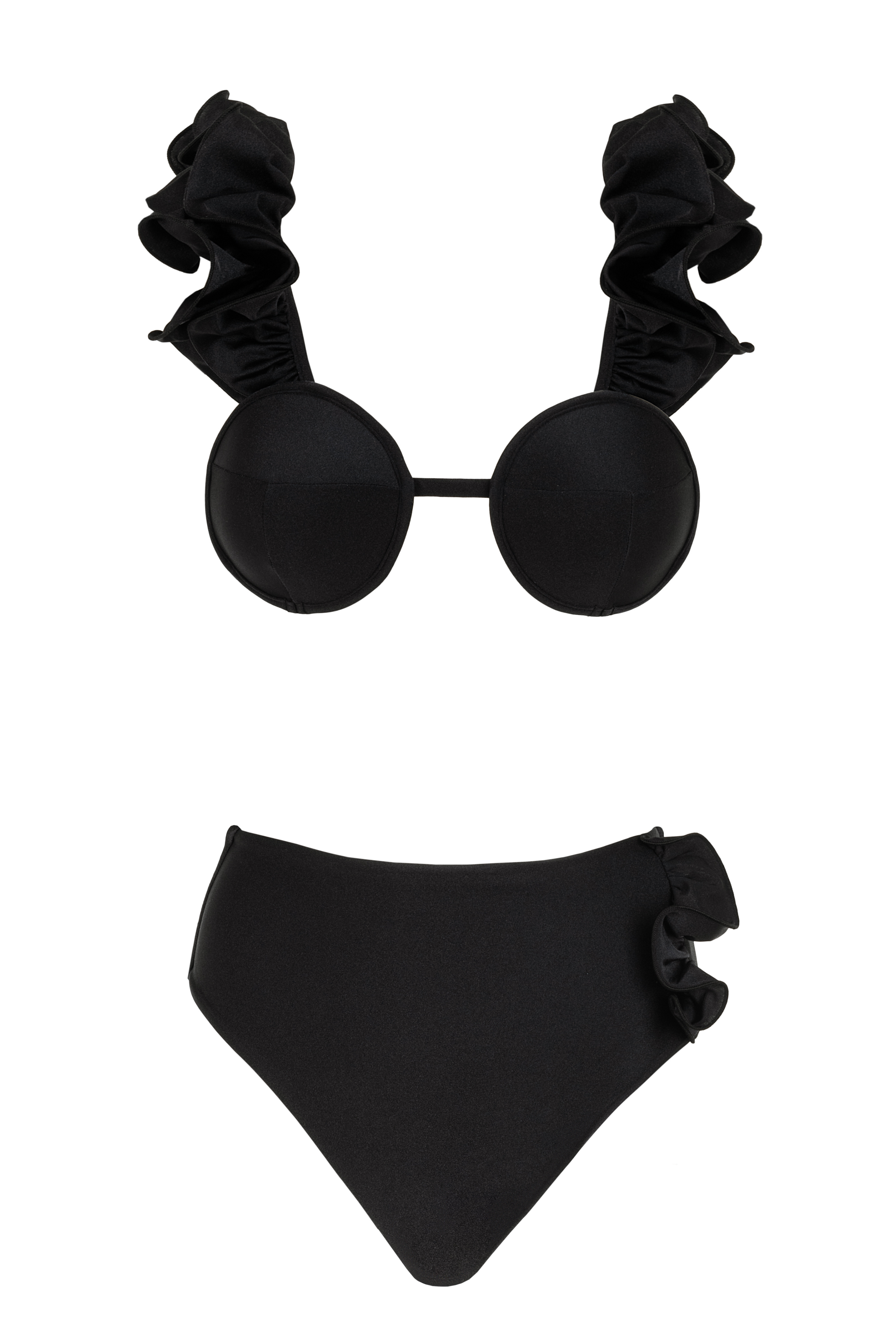 SHELL BIKINI BLACK