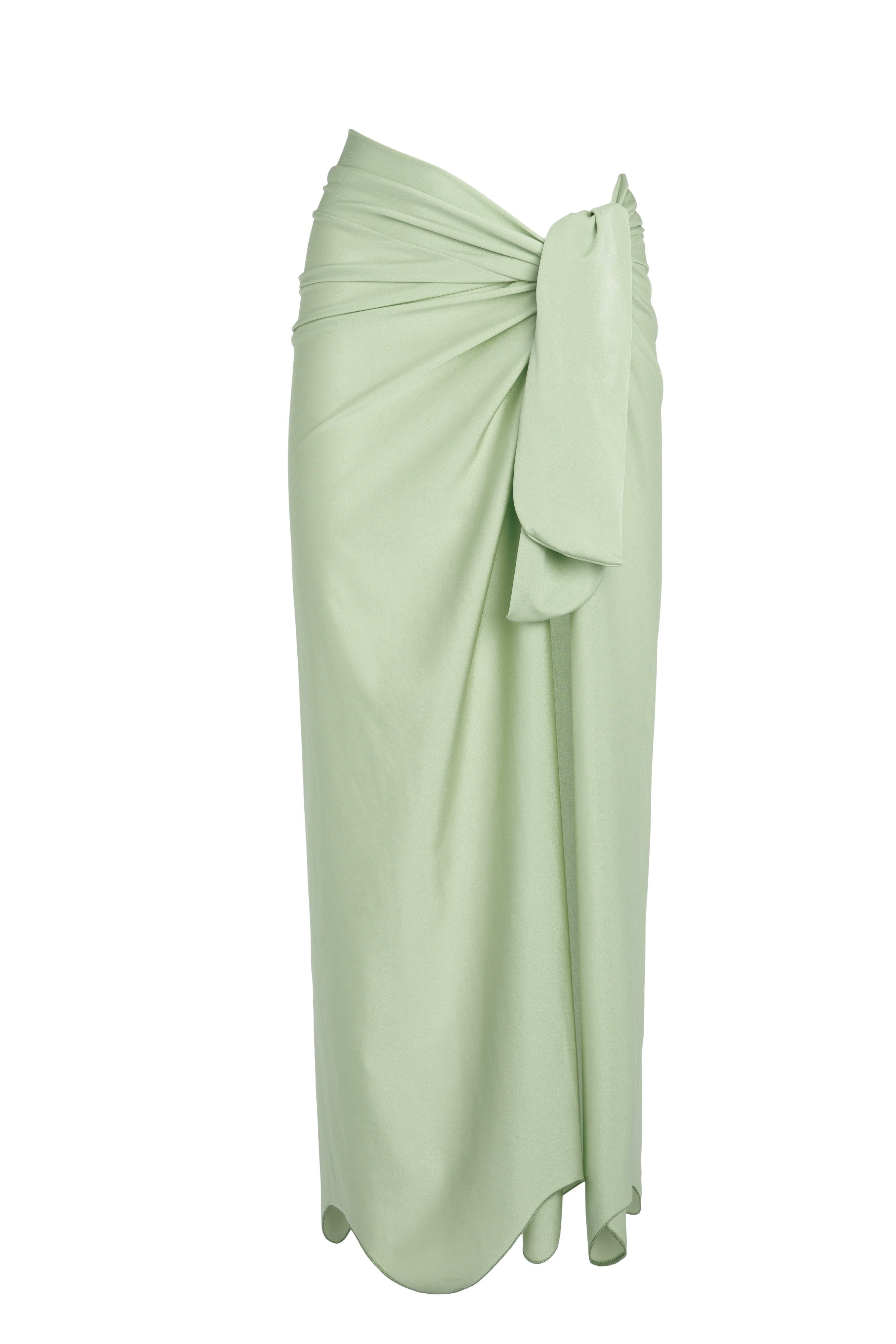 MIDI SKIRT FIOCCO PISTACHE